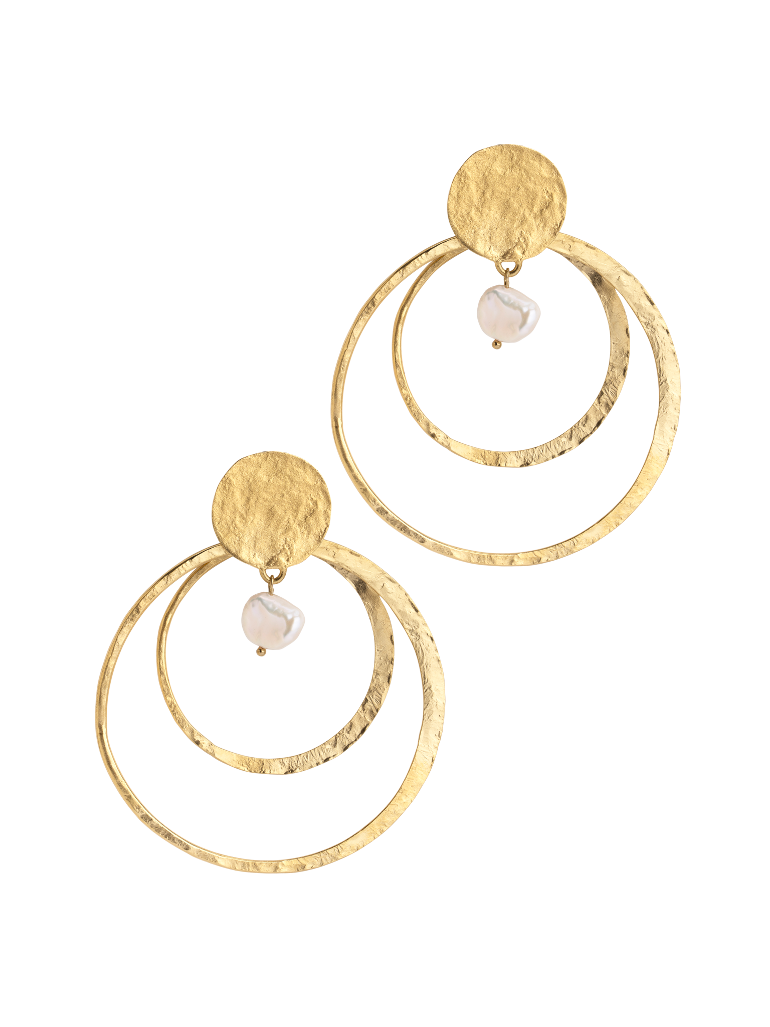 Circle of love earrings