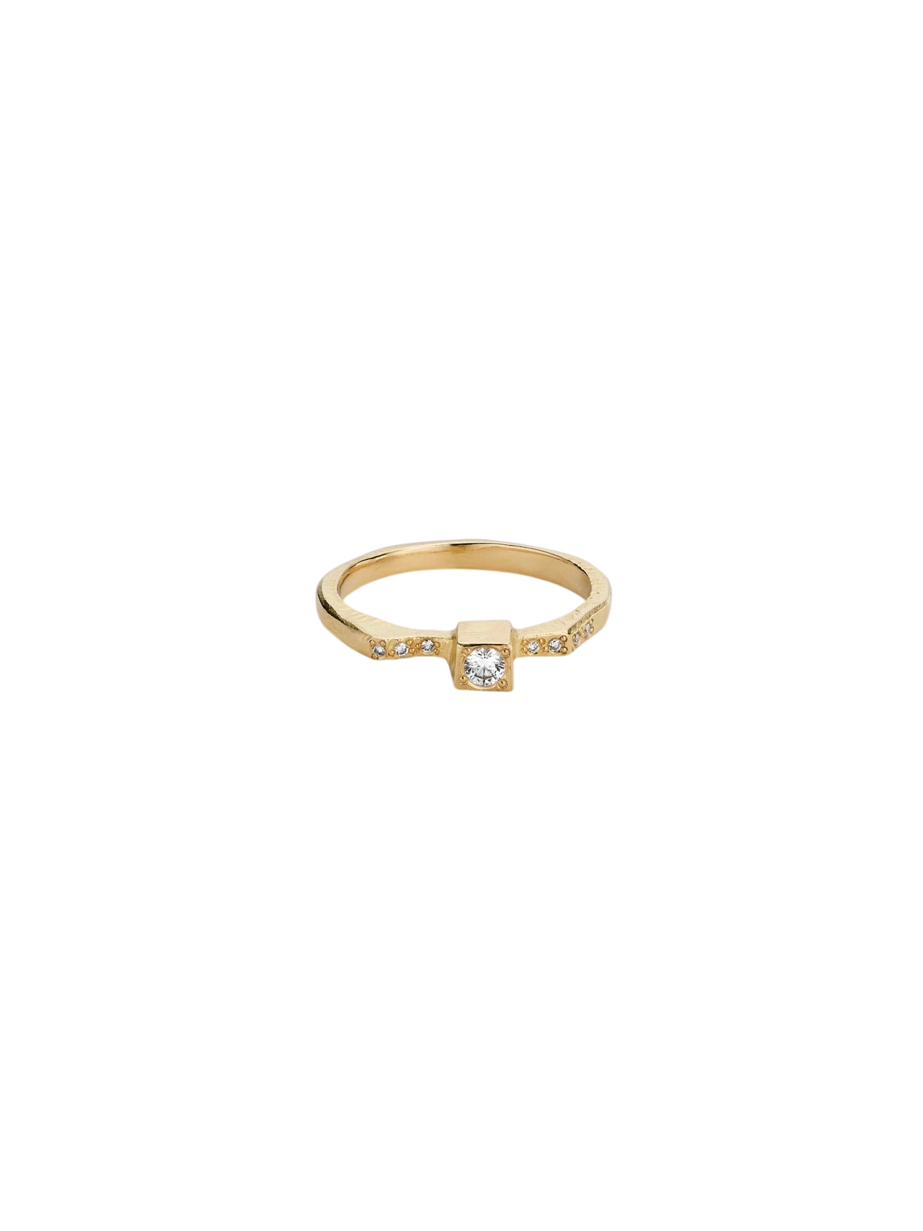 A Bit Brutal ring no.3b 18 kt gold & diamonds
