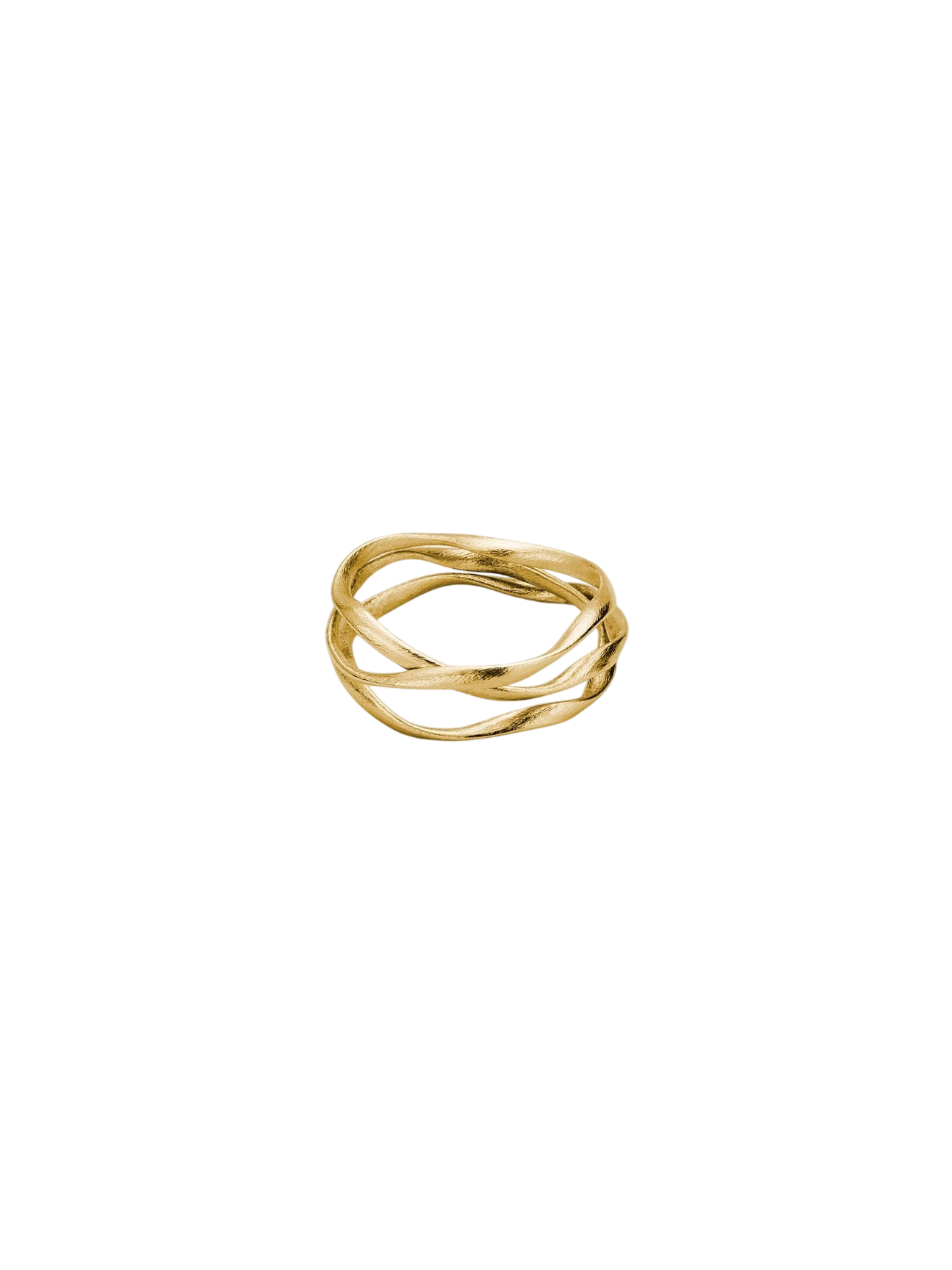 Flair ring no3 thin in 18 kt gold