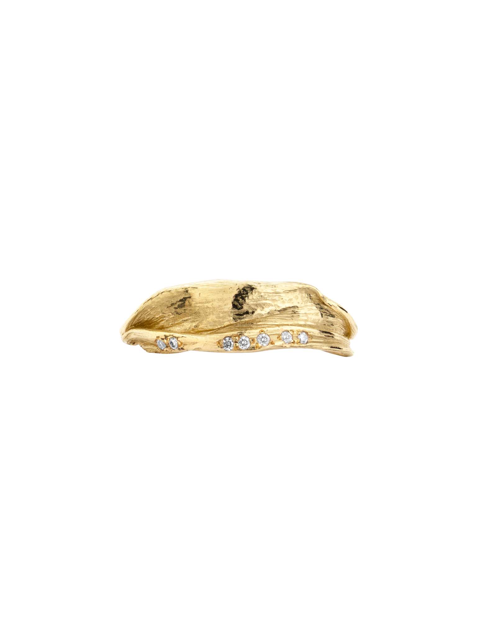 Low tide diamond ring no.1b 18kt