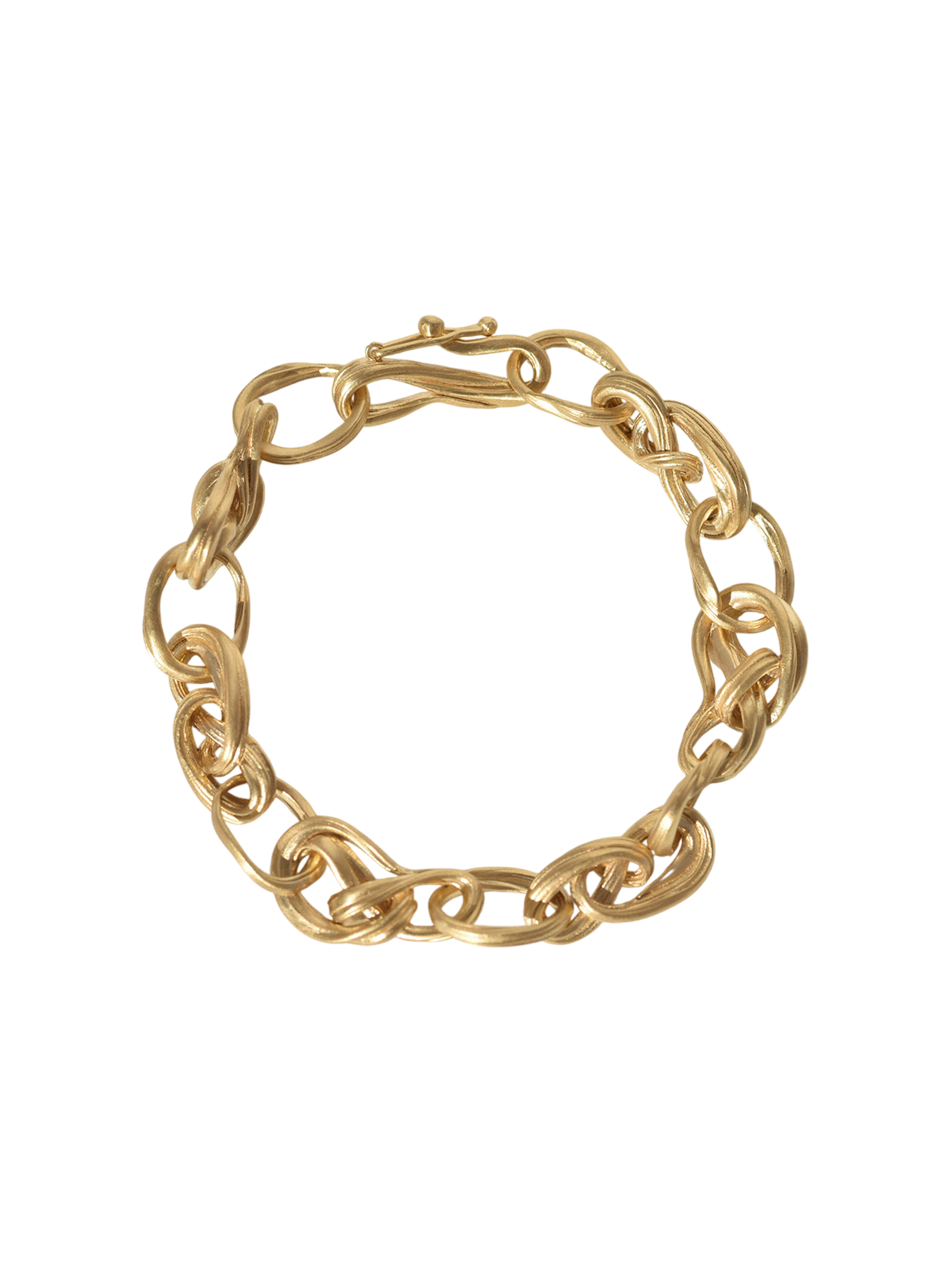 Gold noeud bracelet