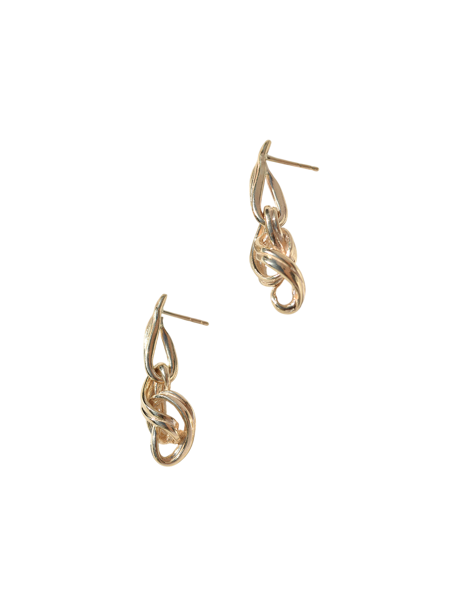 Gold vigne earrings