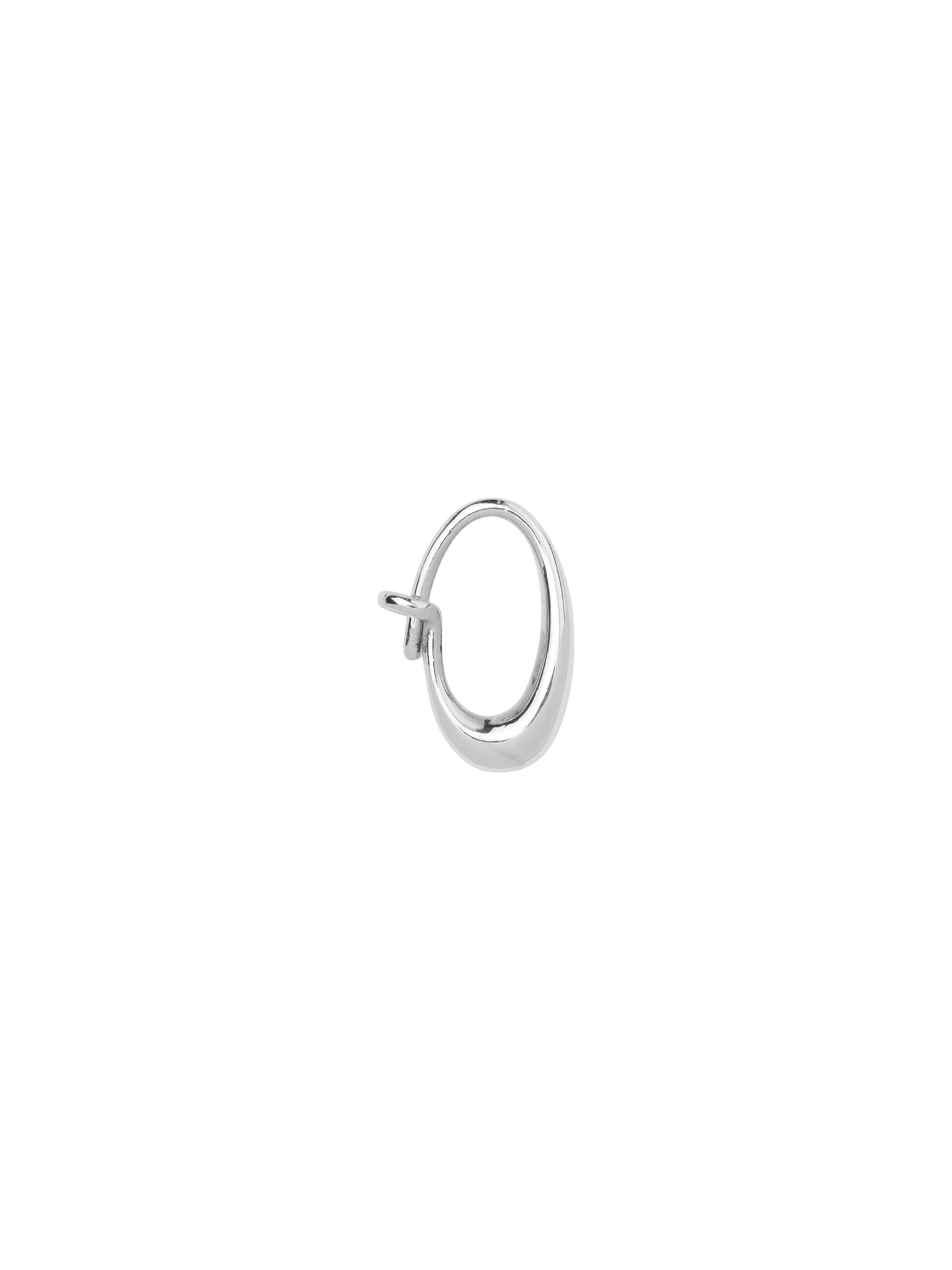 Small oval sempre semi-permanent hoop