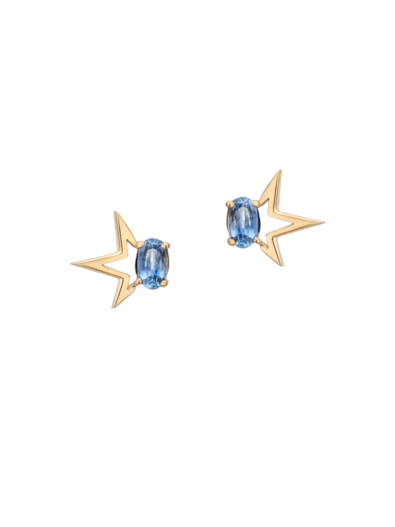 Sapphire stud earrings