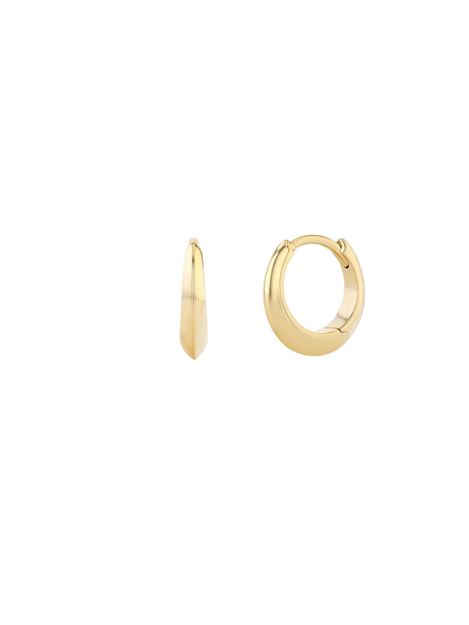 Small Thin Crescent Hoop