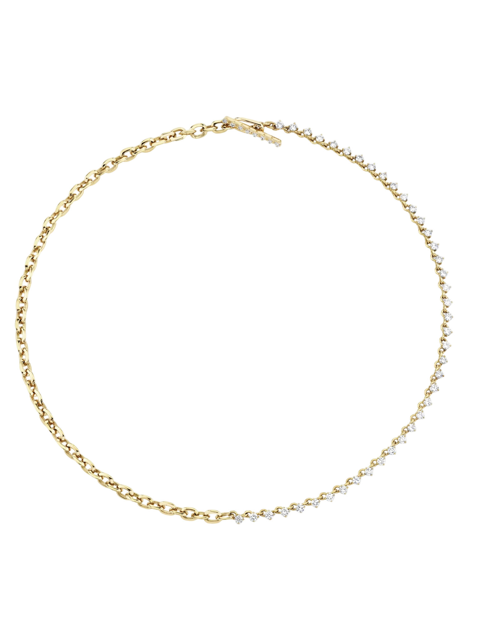 XS Link and Eclat Diamond Tennis Necklace