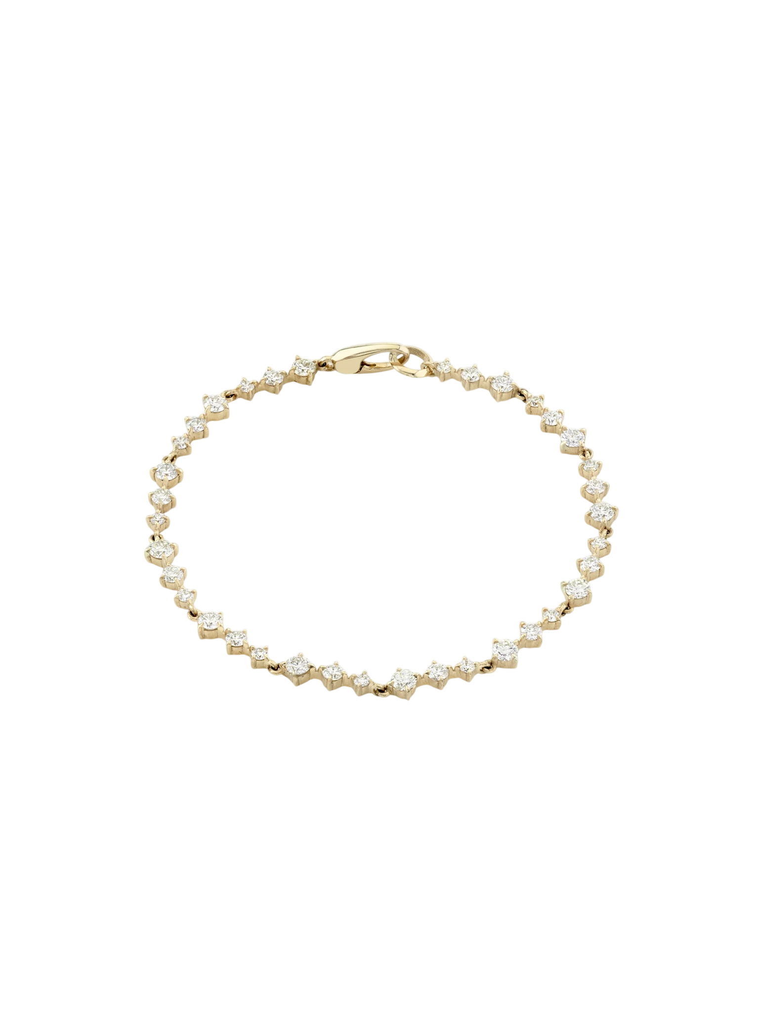 Eclat Wave Diamond Tennis Bracelet