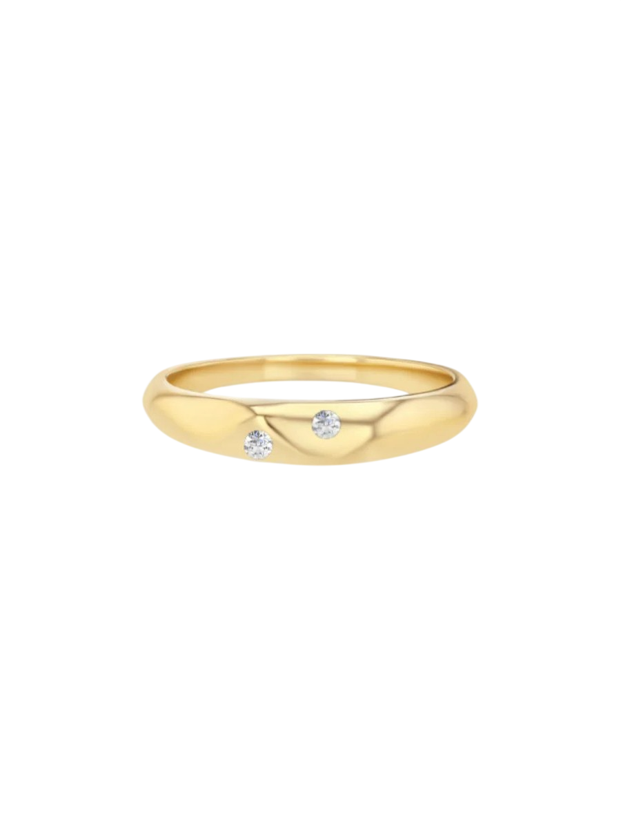Petite Diamond Liquid Gold Ring