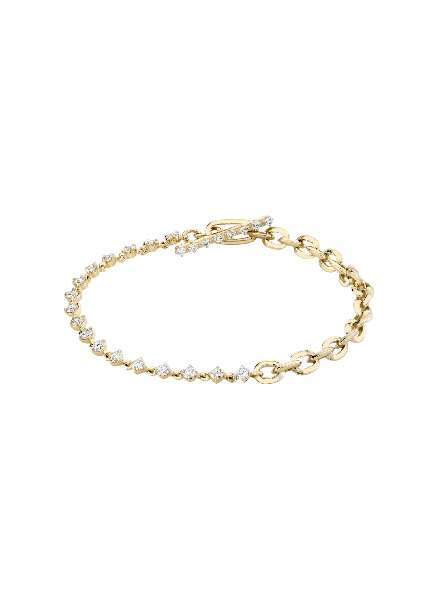 XS Link and Eclat Diamond Chain Bracelet