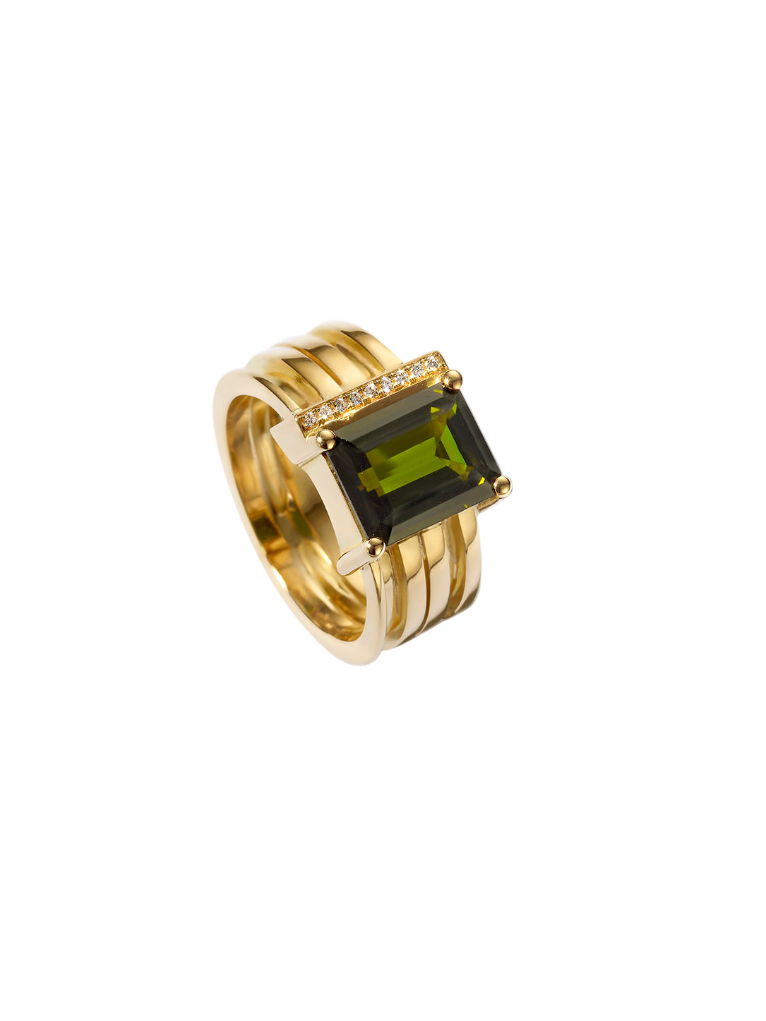 Lustre ring 28 18K Yellow Gold