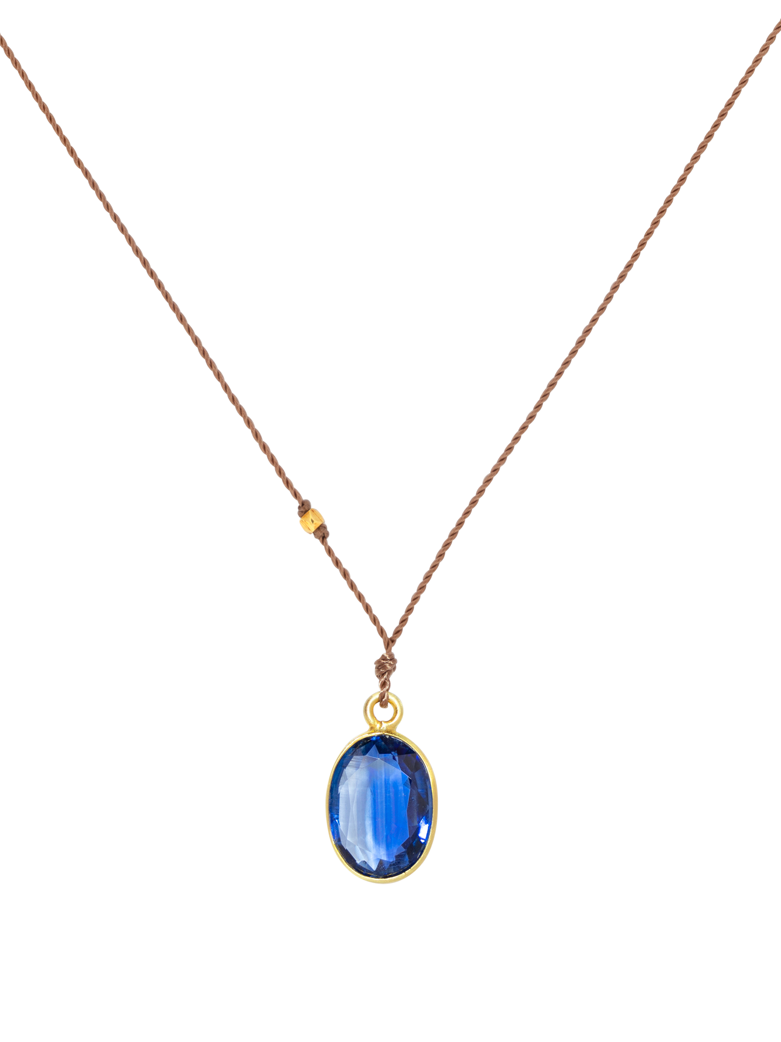 Kyanite pendant necklace