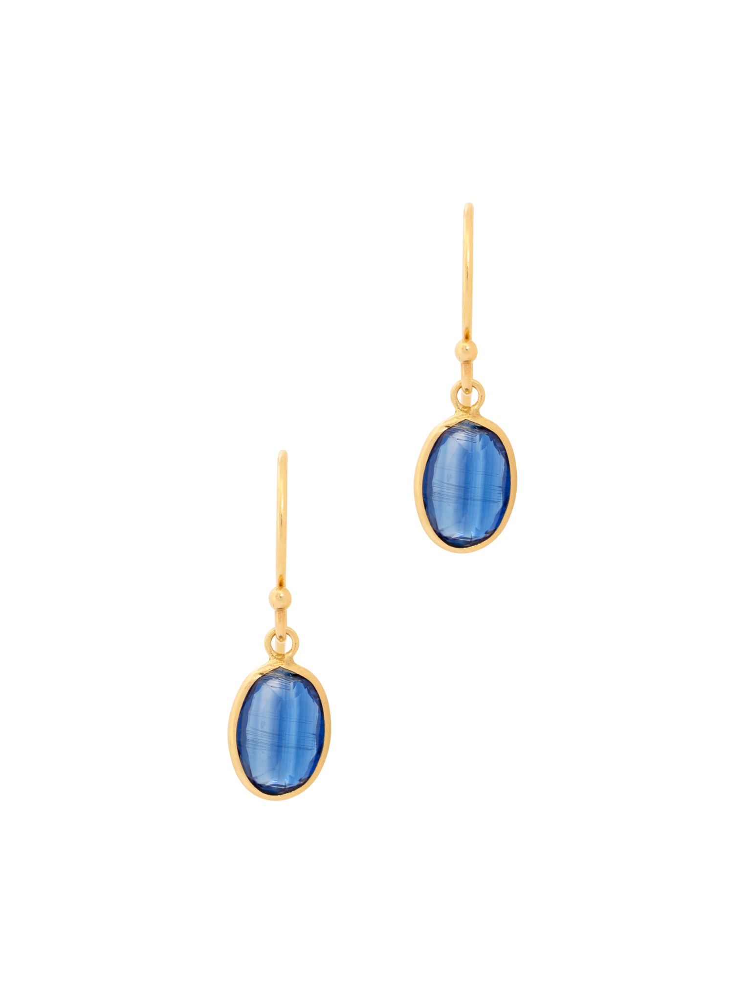 Kyanite oval earrings