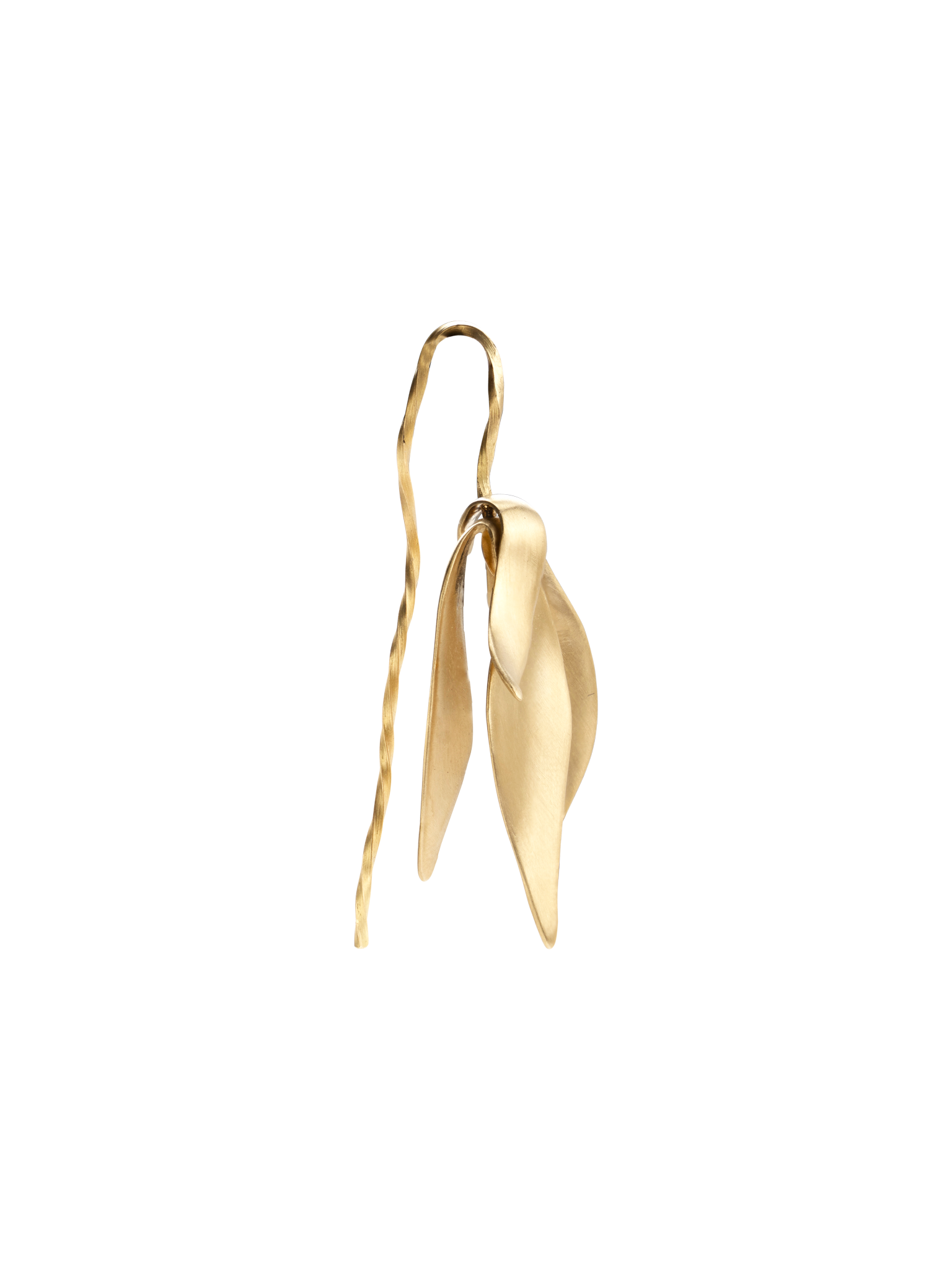 Petal drop earring
