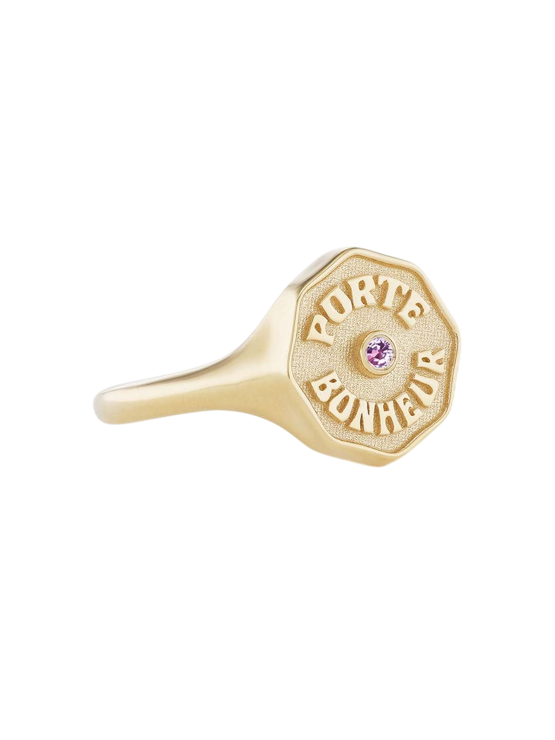 Porte Bonheur Signet Pink Sapphire