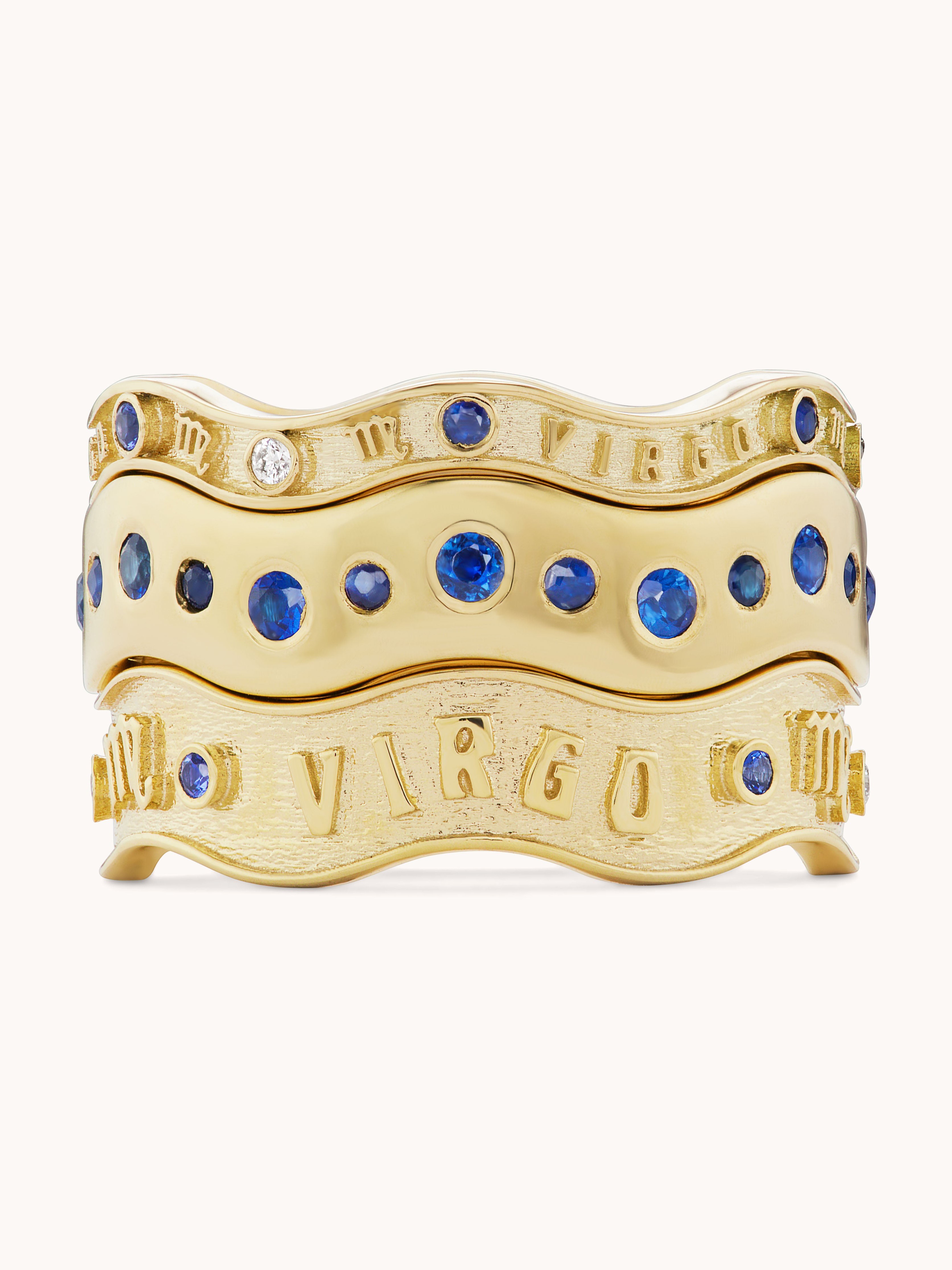 Blue Sapphire Wave Band V