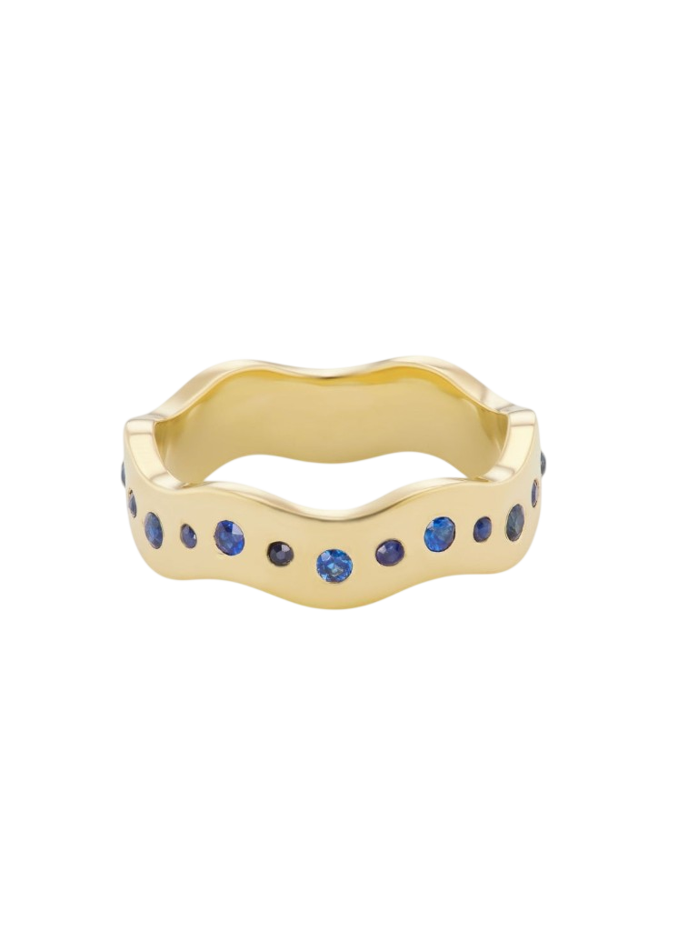 Blue Sapphire Wave Band V photo