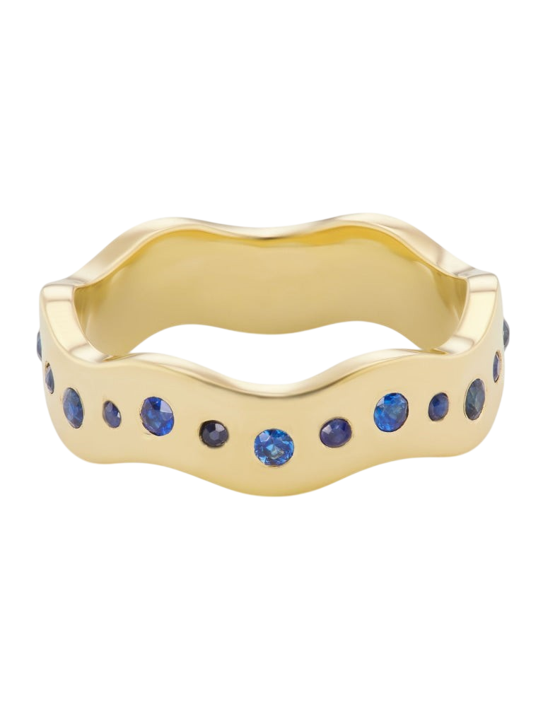 Blue Sapphire Wave Band V