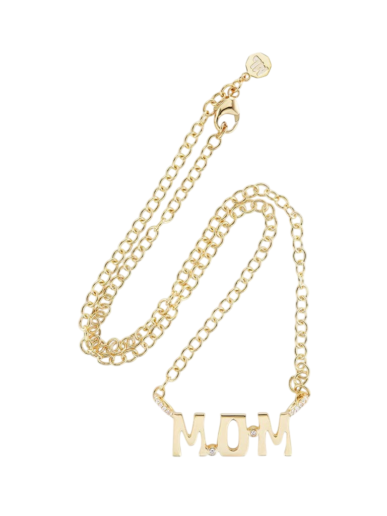Nameplate Necklace Mom