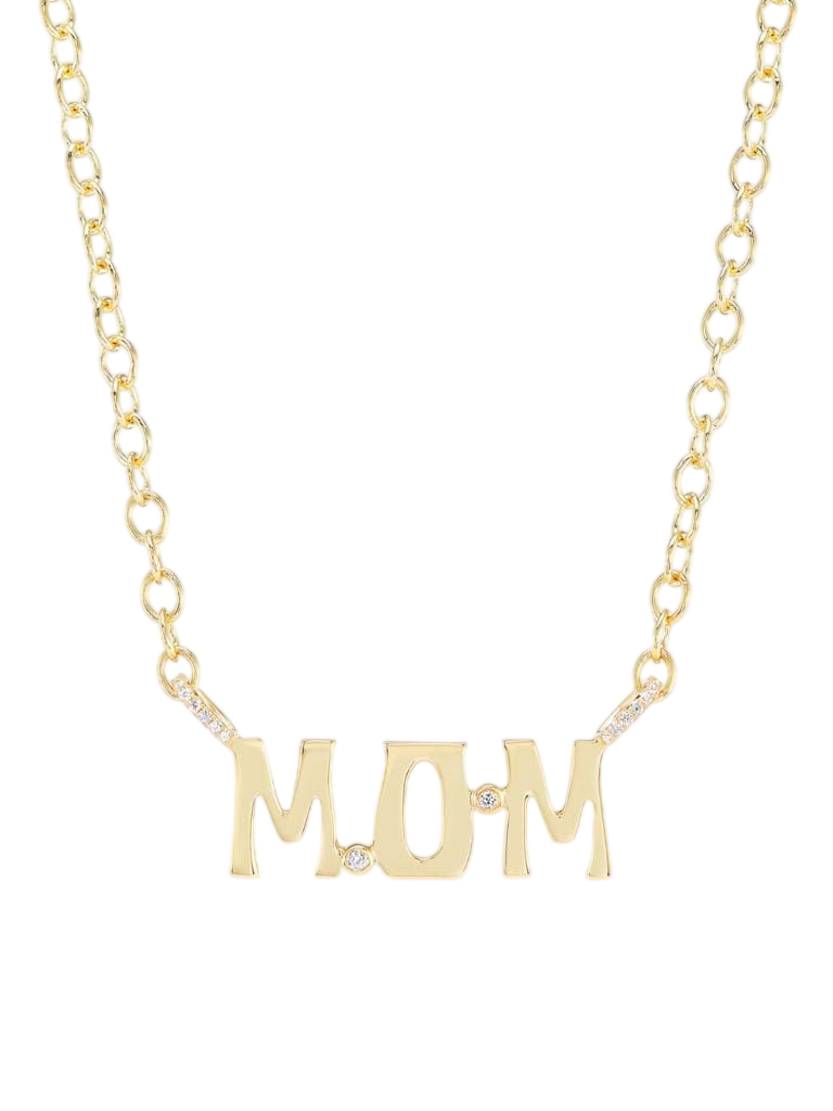 Nameplate Necklace Mom