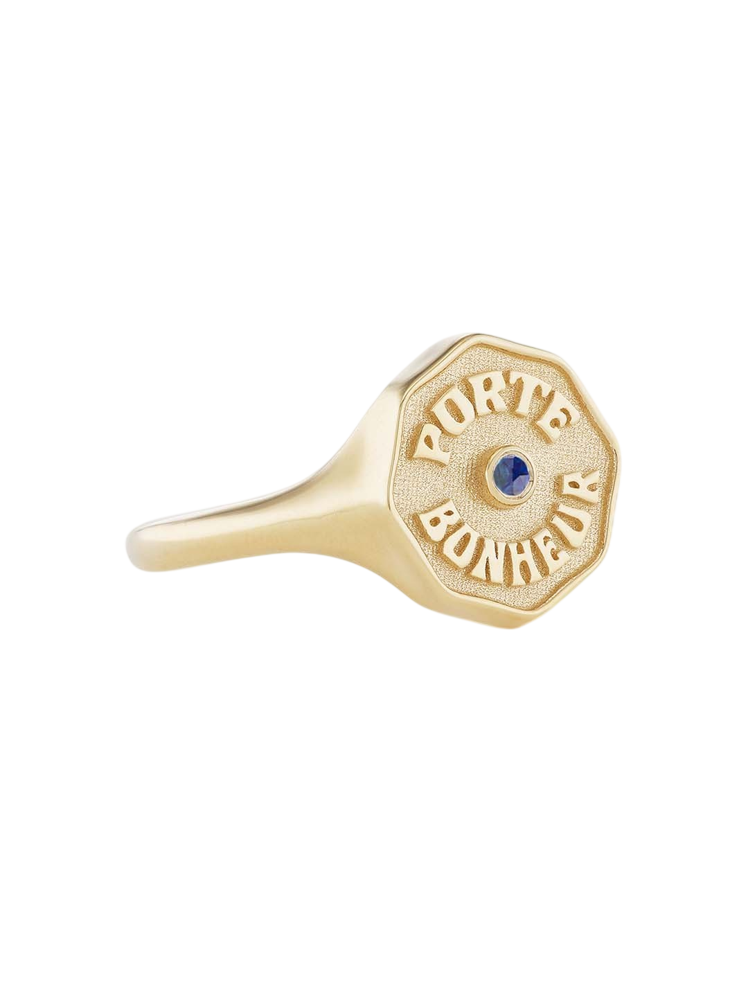 Porte Bonheur Signet Blue Sapphire