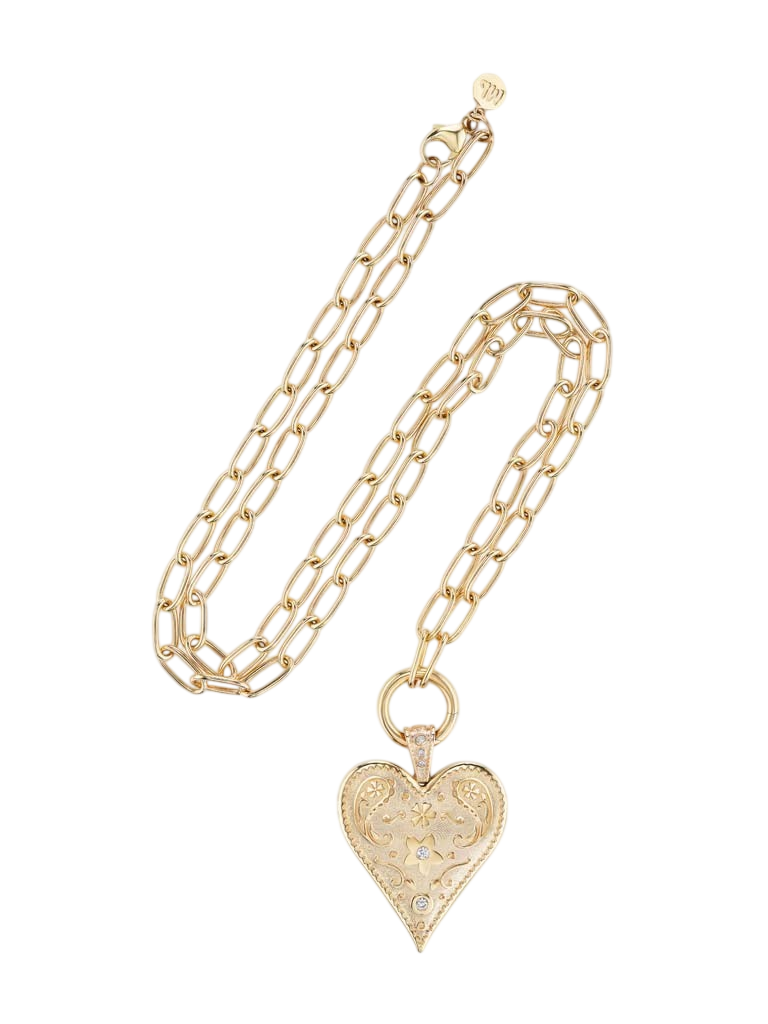 Large Southwestern Heart Sardinia Chain