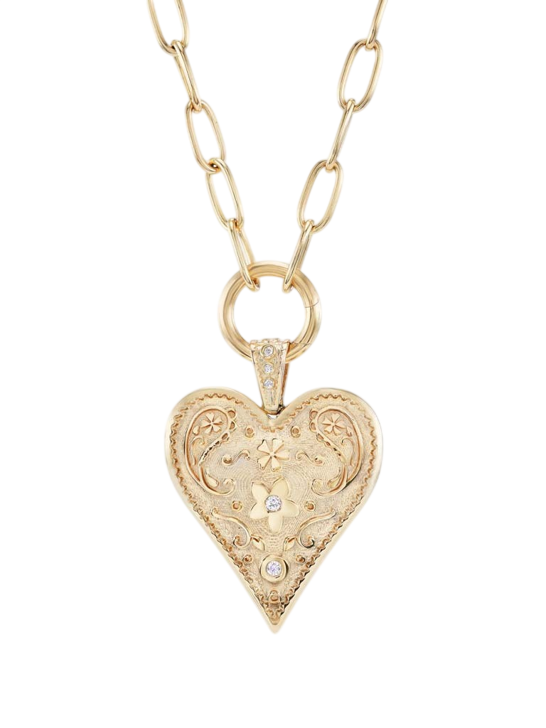 Large Southwestern Heart Sardinia Chain