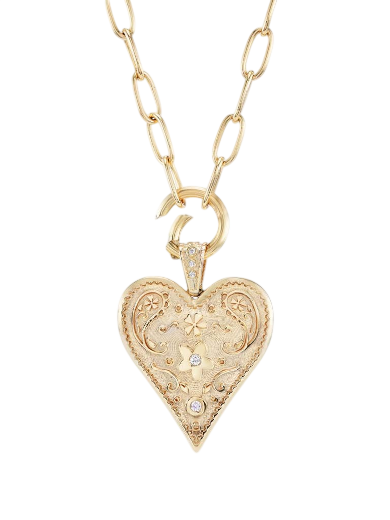 Large Southwestern Heart Sardinia Chain