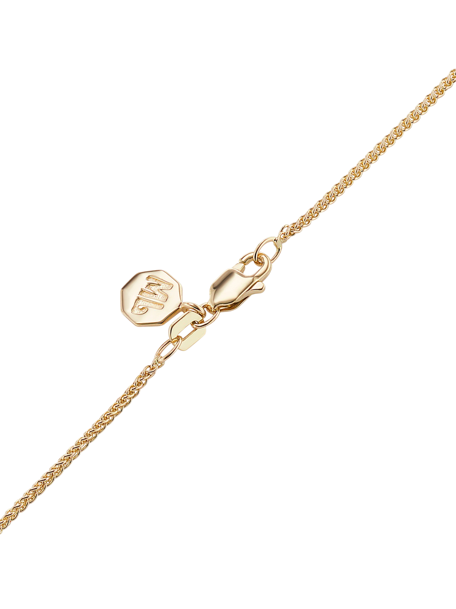Alphabet Coin Pavé Necklace