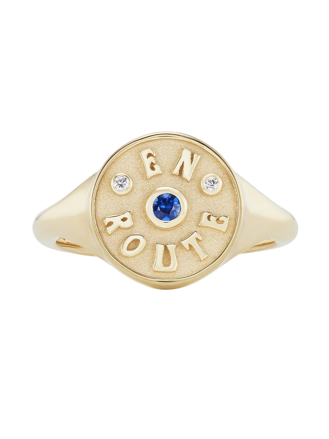 En Route Signet Blue Sapphire