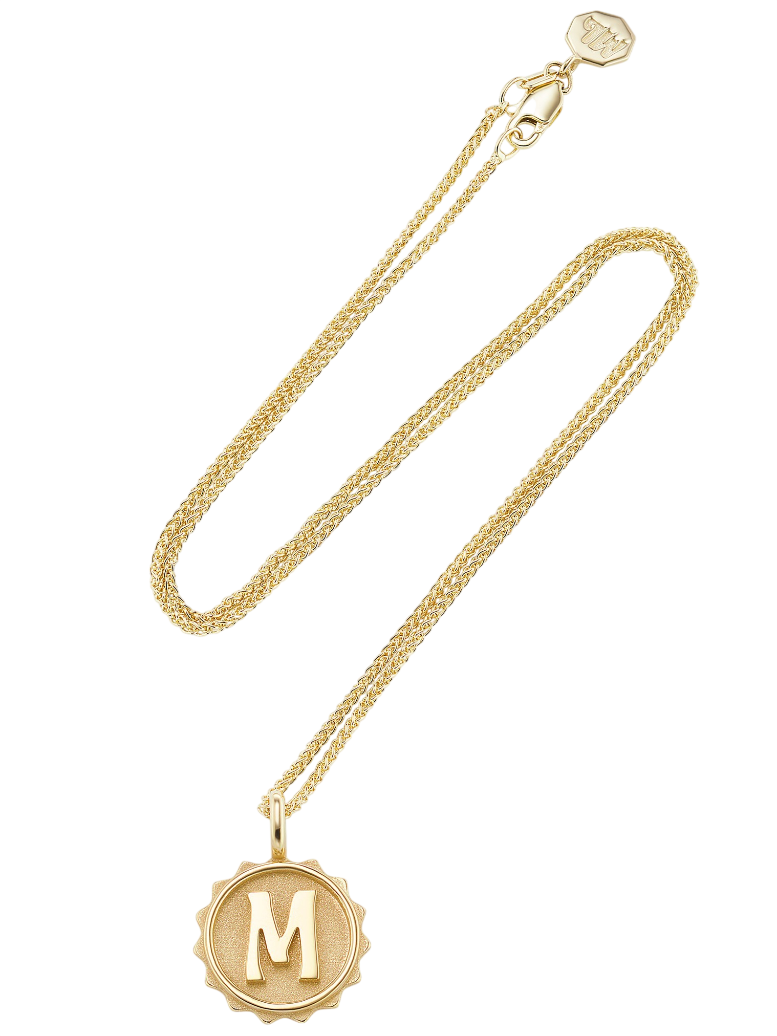 Alphabet Coin Necklace