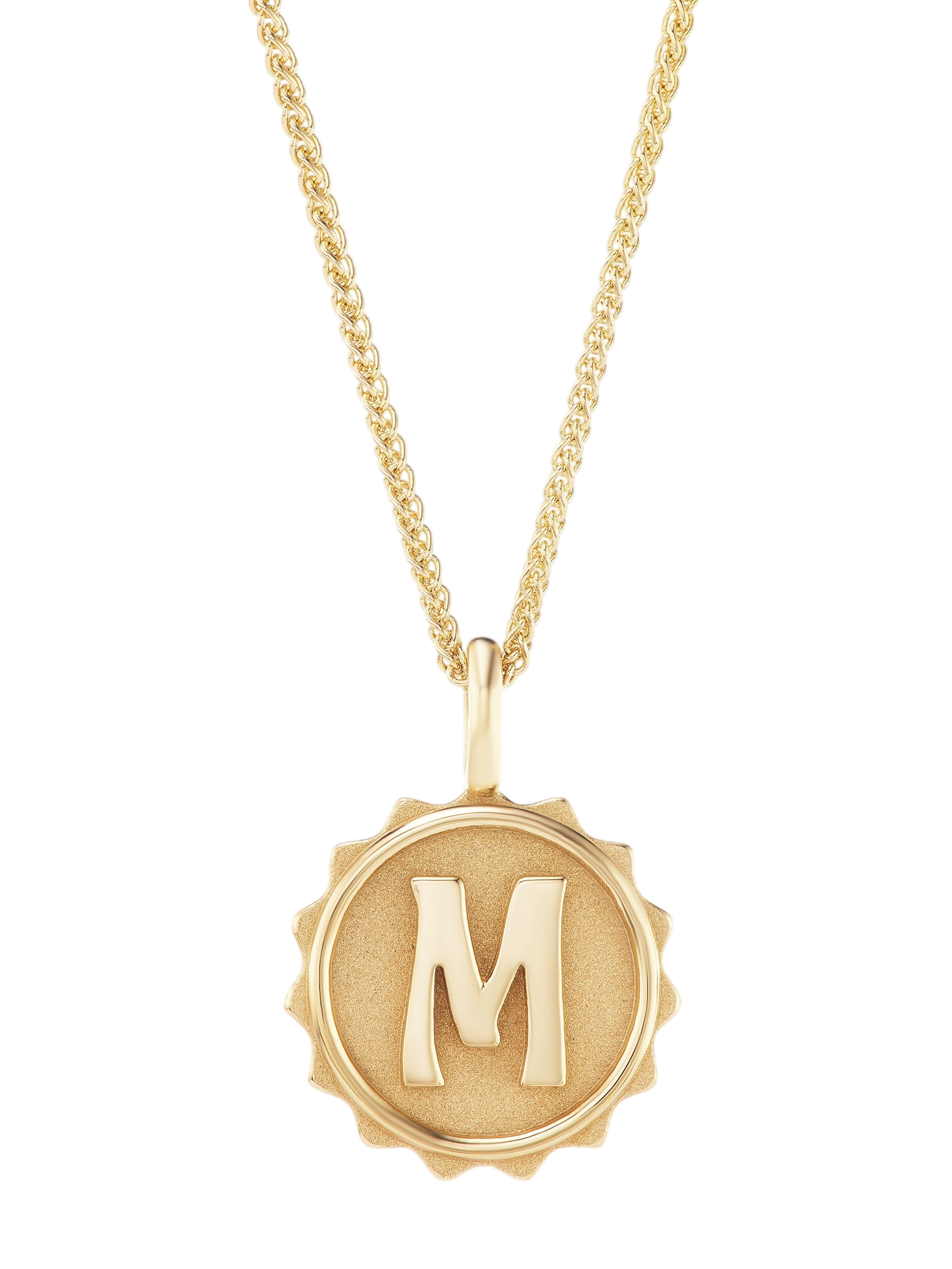 Alphabet Coin Necklace