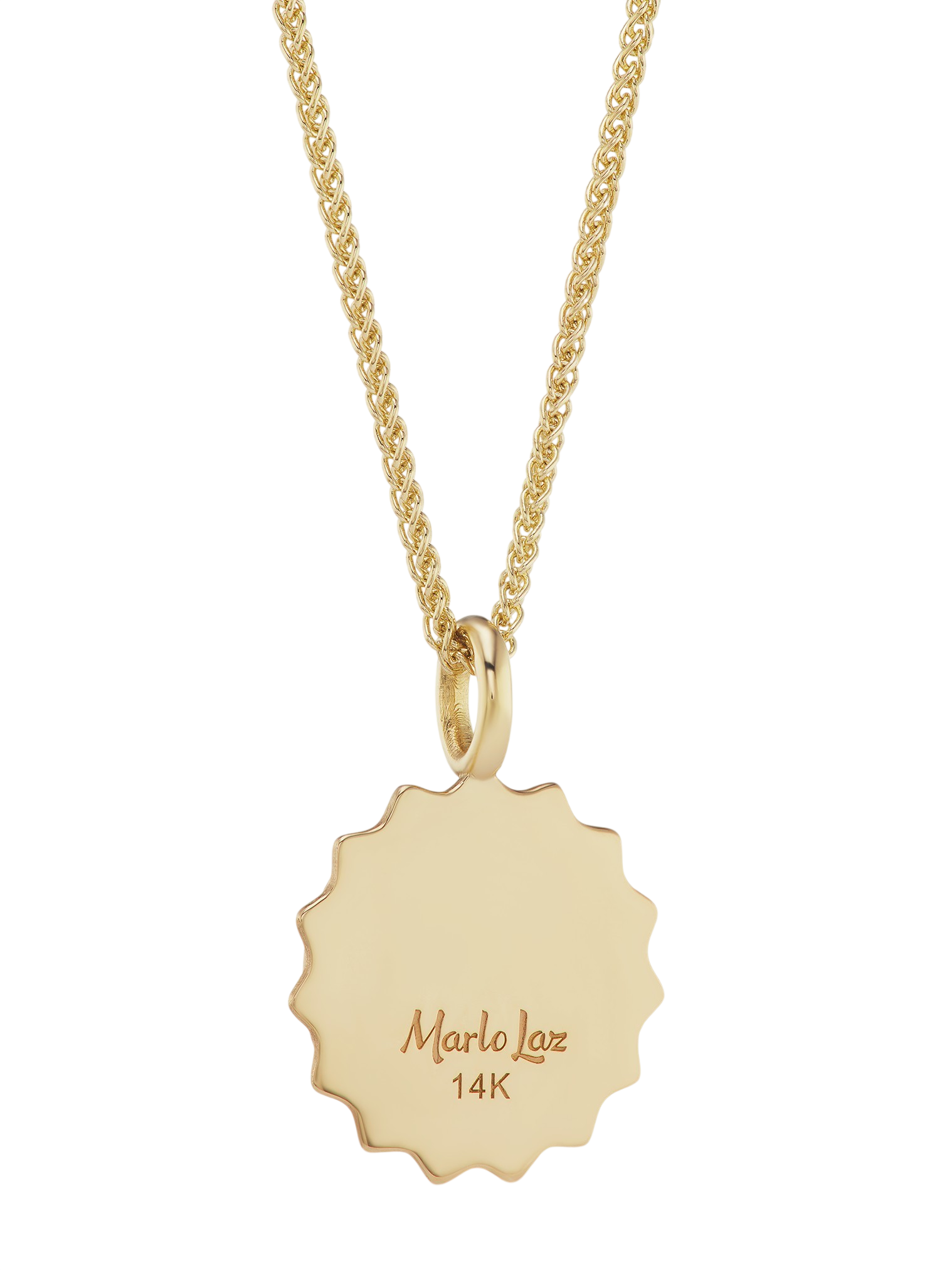Alphabet Coin Necklace
