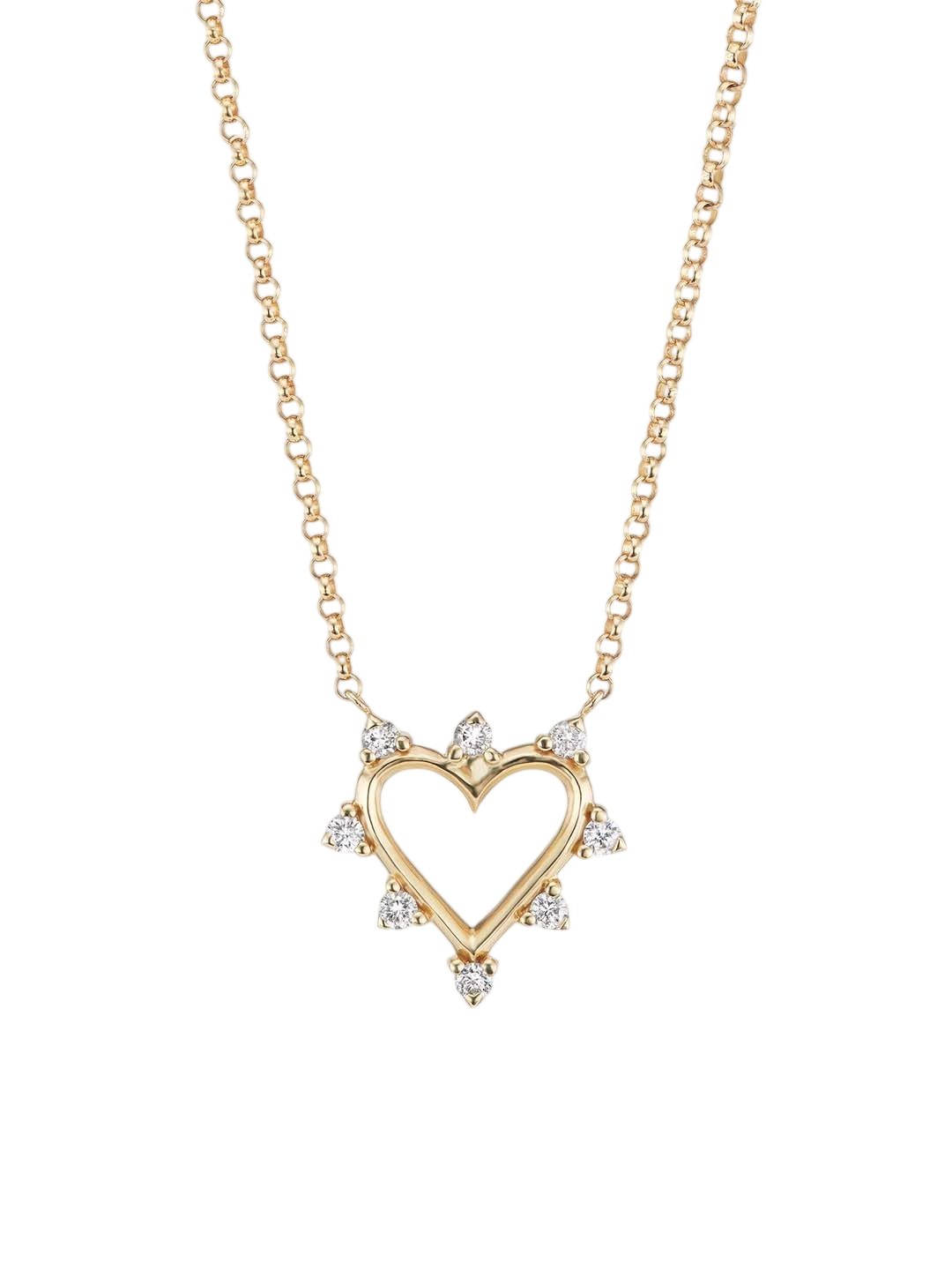 Mini Open Heart Necklace