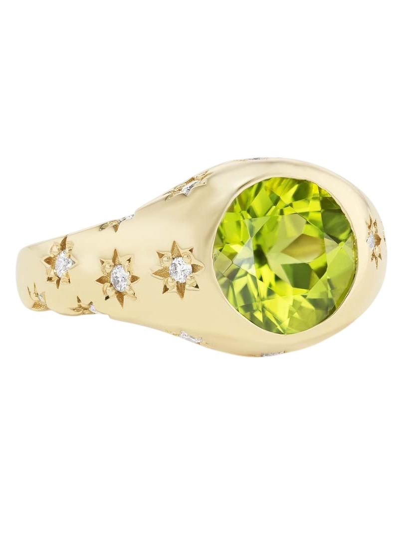 Disco Ring Peridot