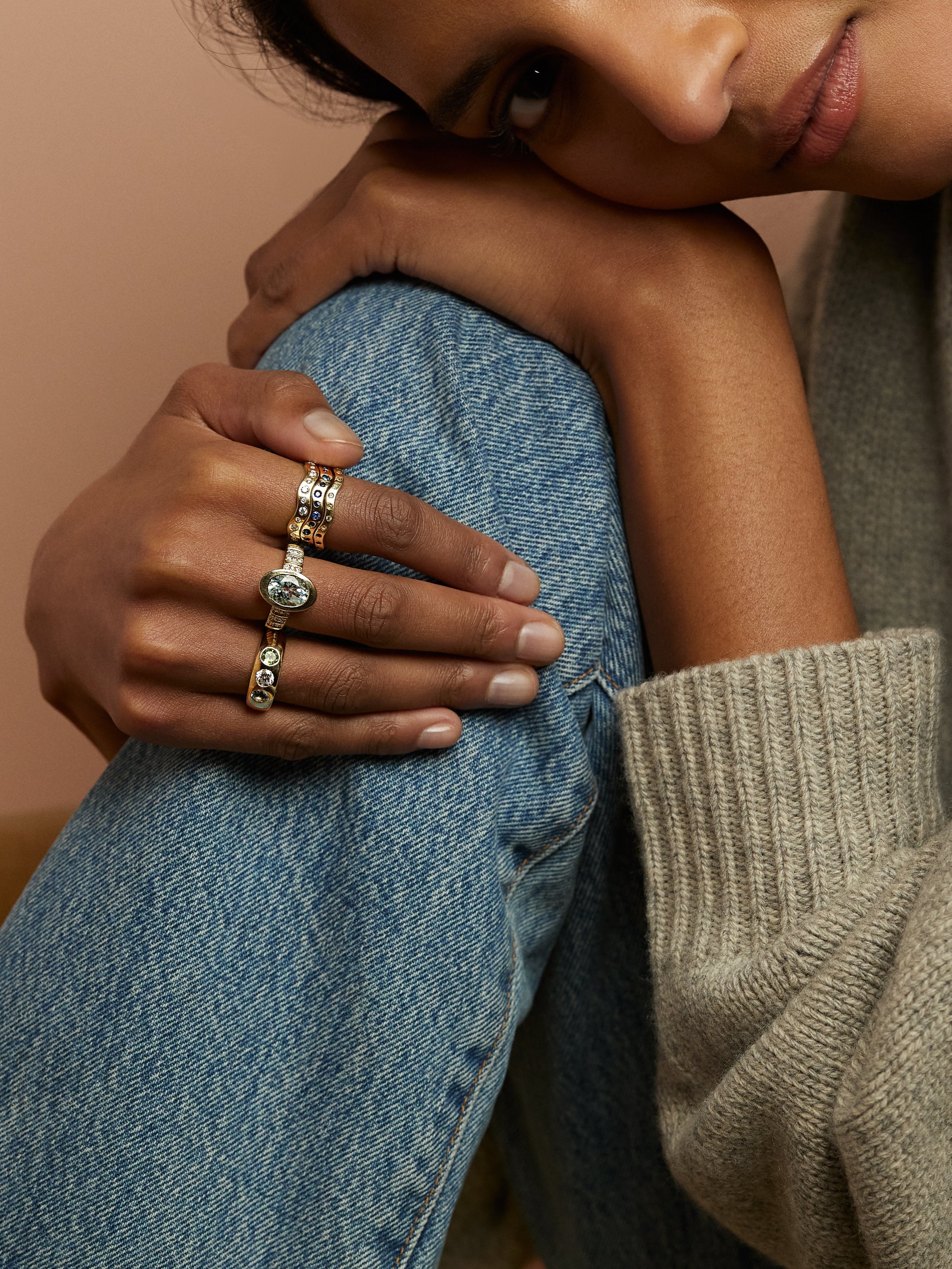 Anjuli Diamond Band Ring