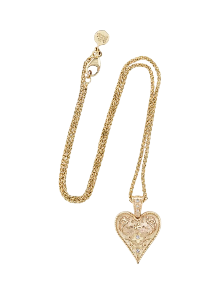 Medium Southwestern Heart Wheat Chain