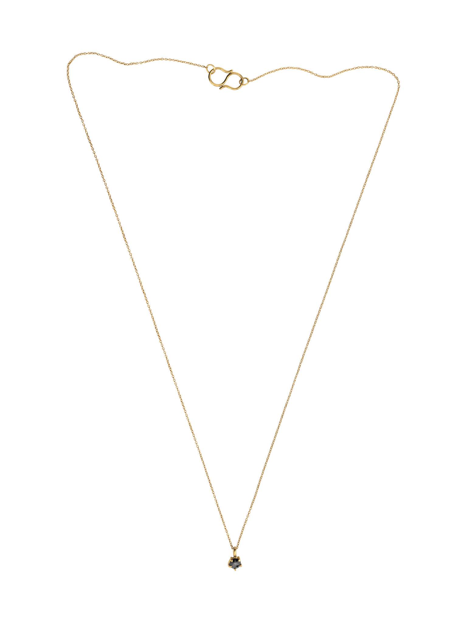 Rosecut diamond pendant