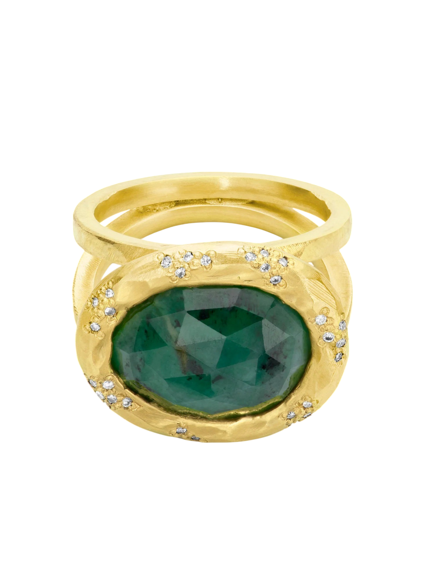 Emerald Bloom Ring