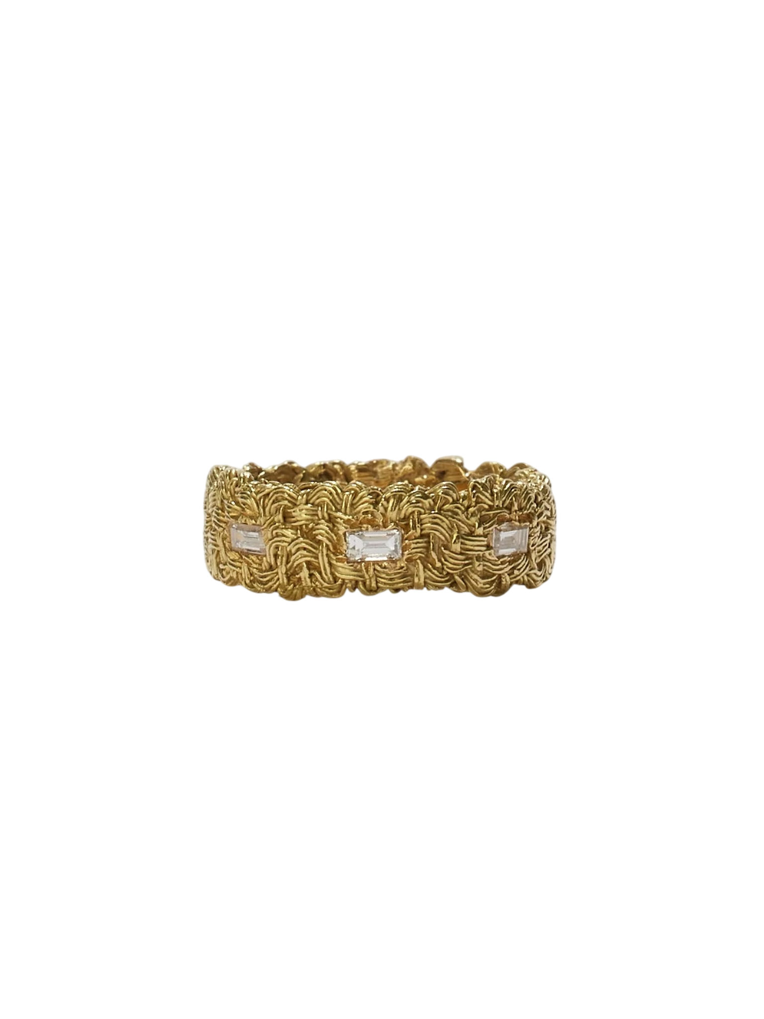 Fine Diamond Threads Ring
