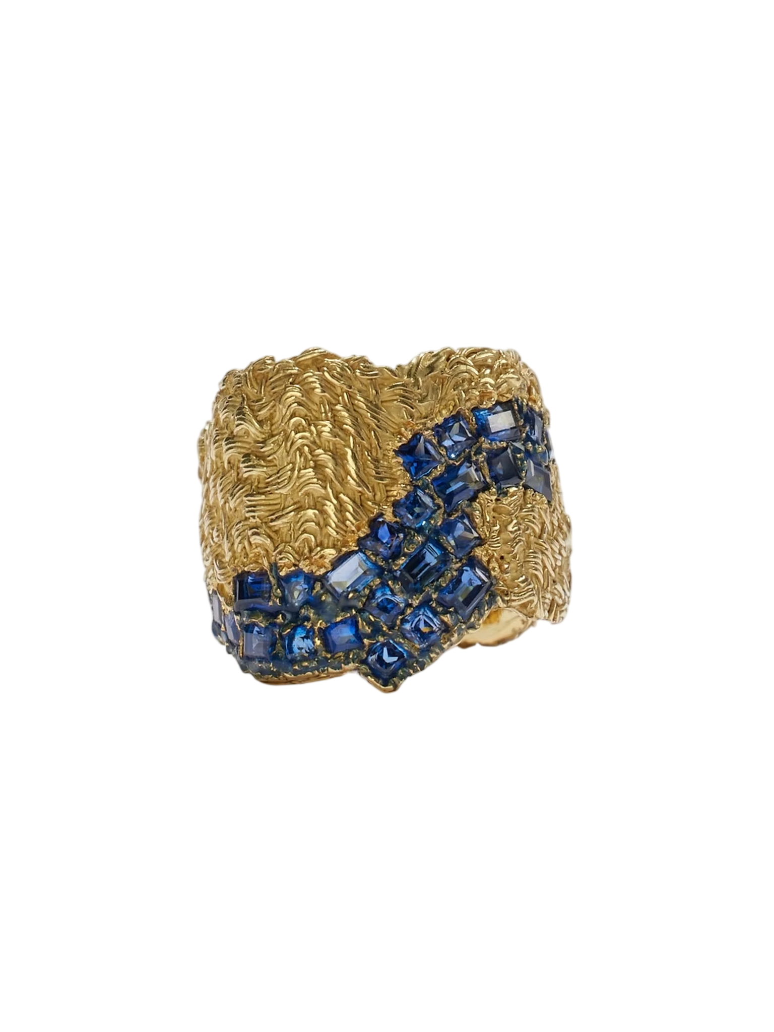 Blue Gold Ring