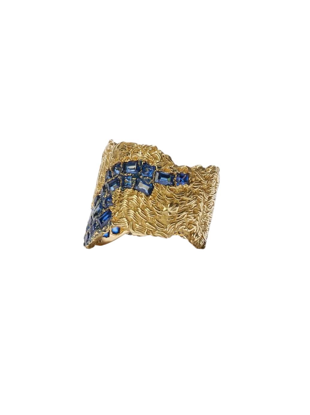 Blue Gold Ring