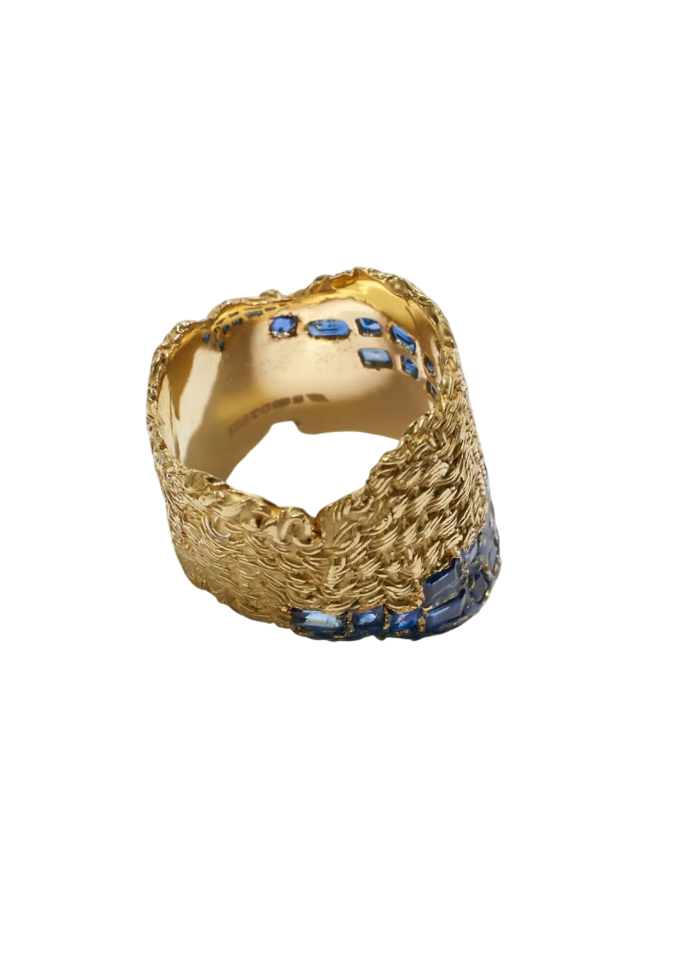 Blue Gold Ring
