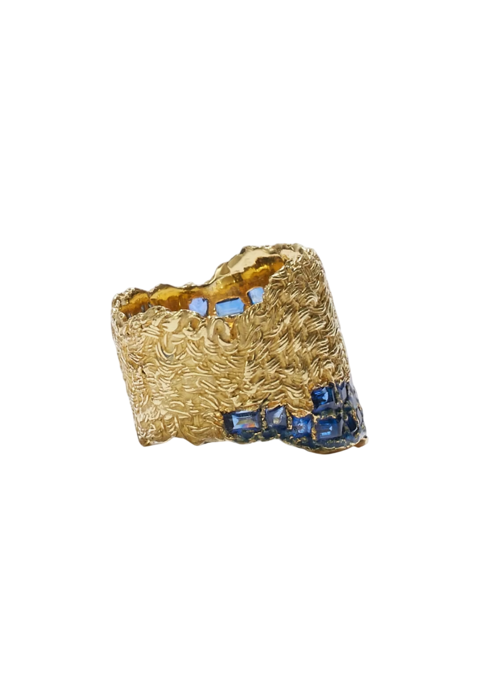 Blue Gold Ring