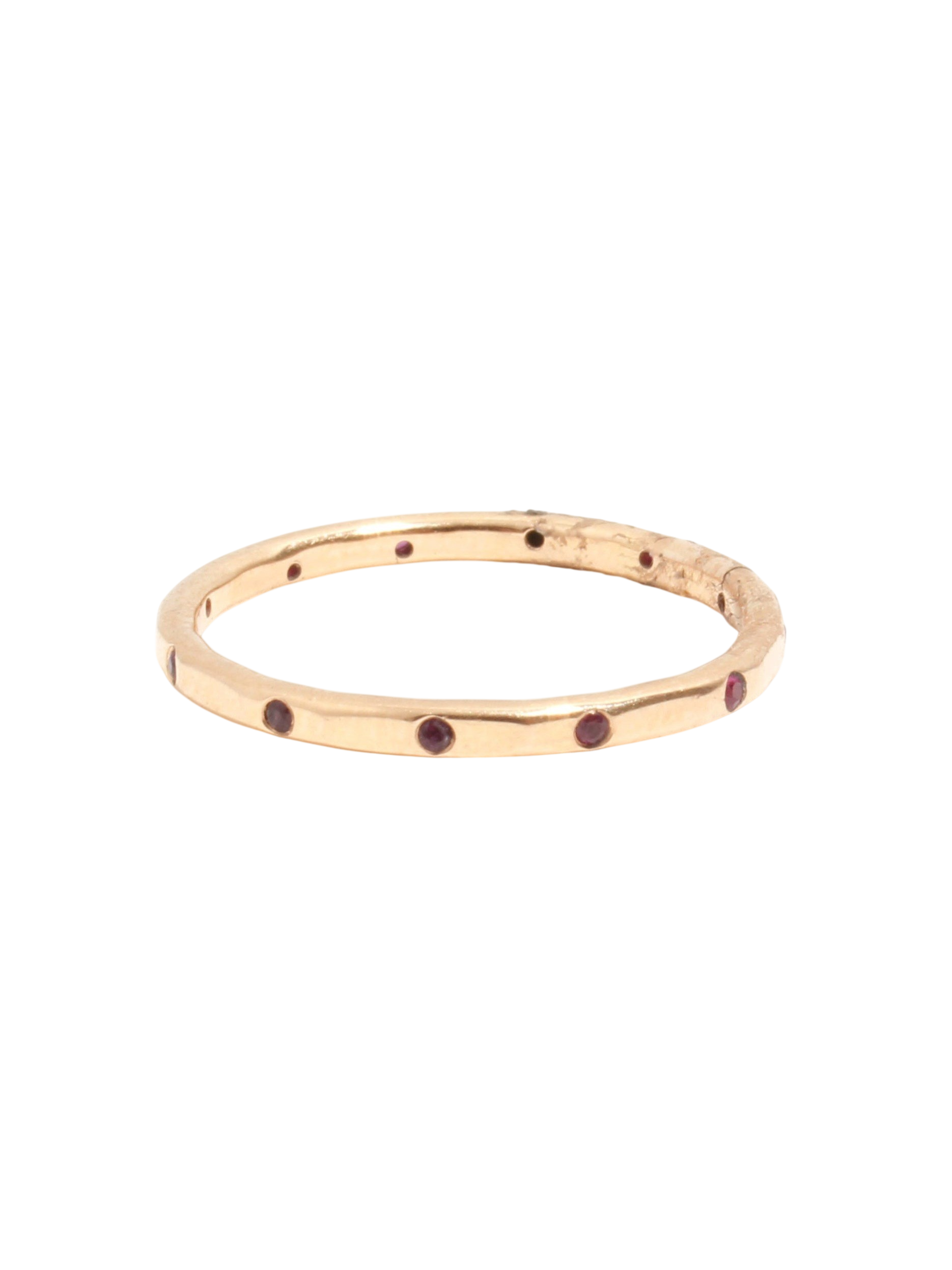 12 Ruby Band - 14k Yellow Gold photo