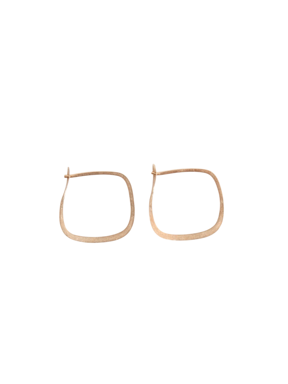 3/4 Inch Square Hoop Earrings photo