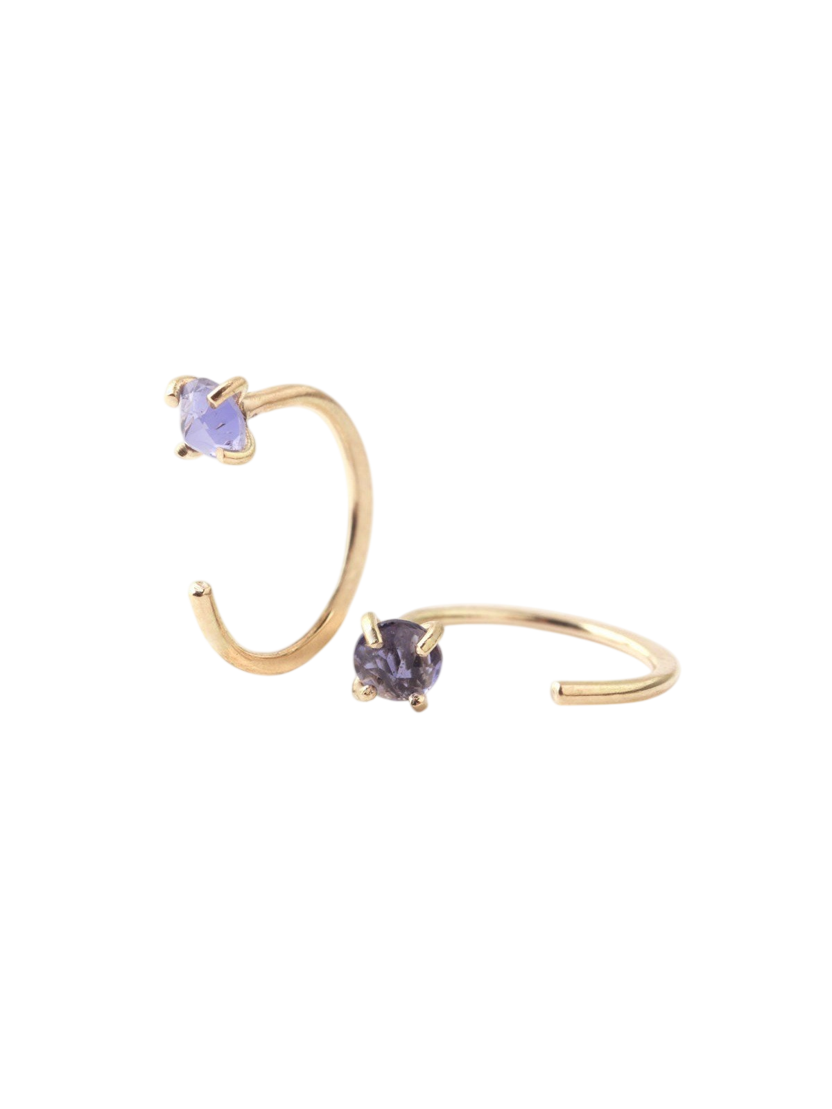 Iolite Hug Earrings photo