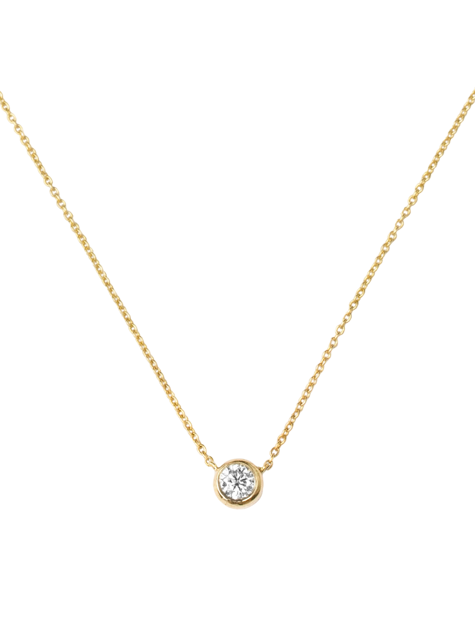 Solitaire necklace 