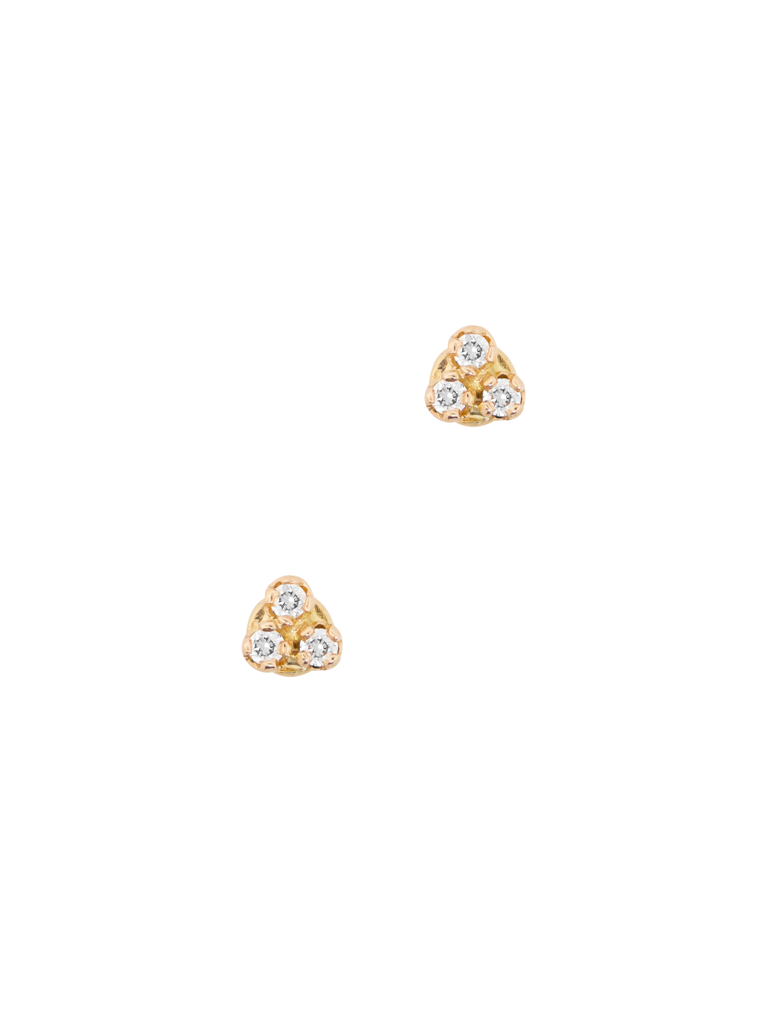 Olympe diamond stud earrings