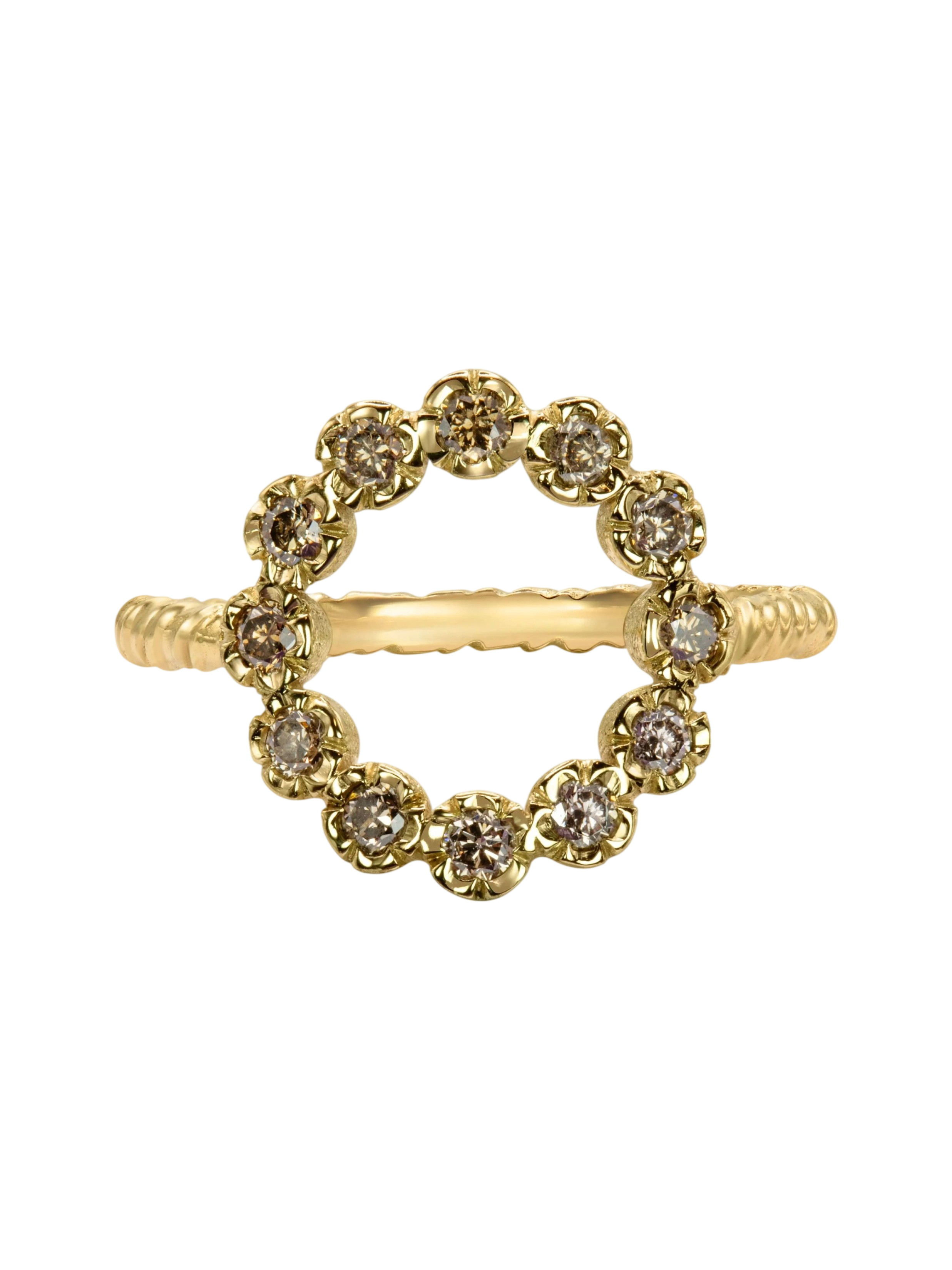 Diamond Circle Ring photo