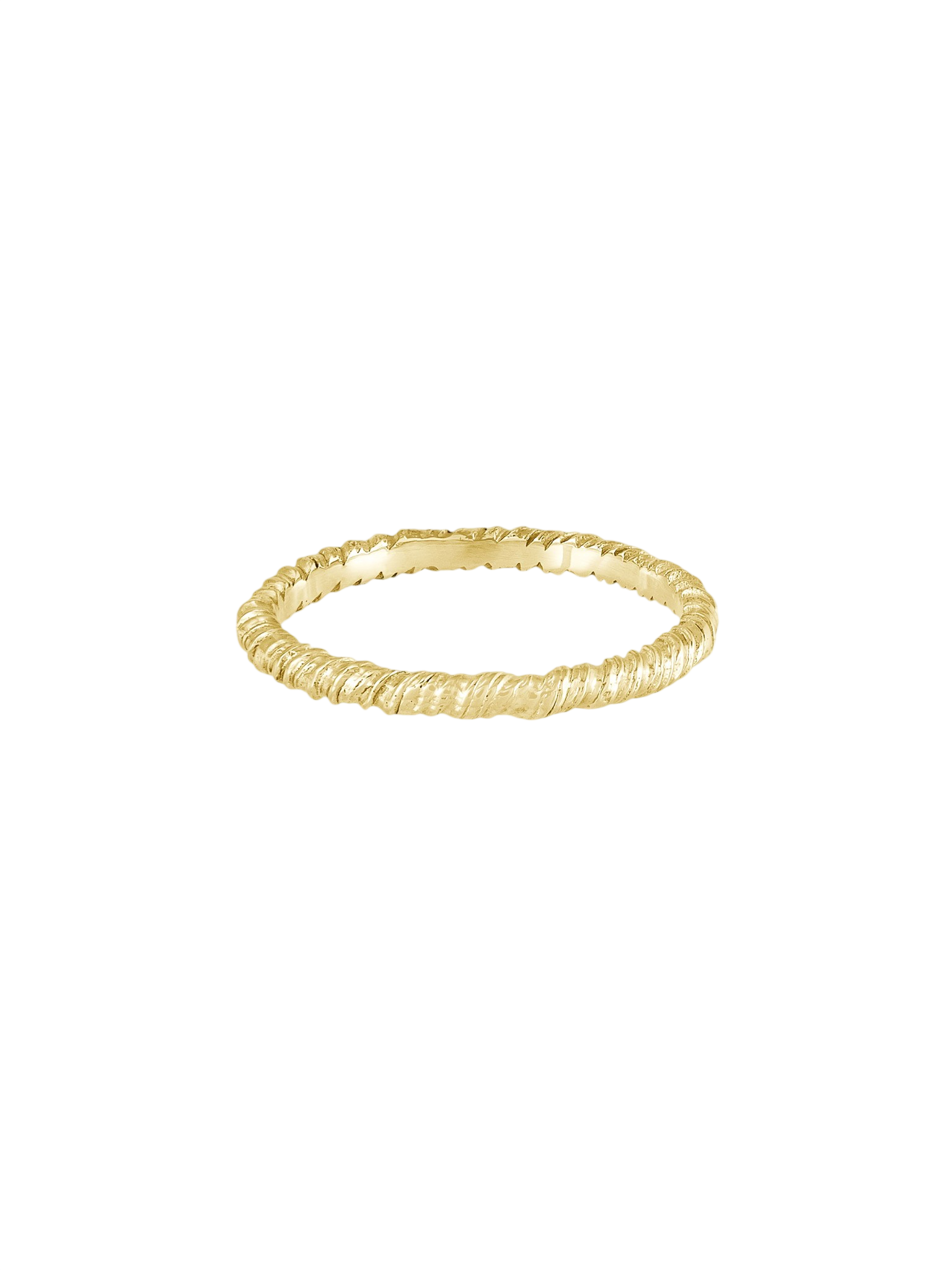 Entwined 2mm organic twist wedding ring photo
